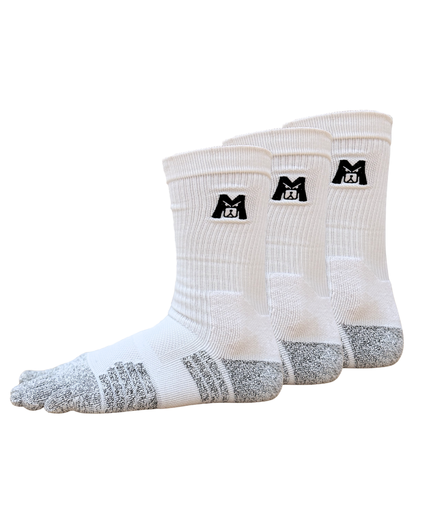 Mad Dog Barefoot Pro Performance Toe Socks — 3-Pack